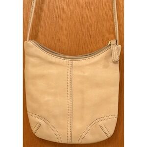 Vintage Stone Mountain Leather Shoulder Bag